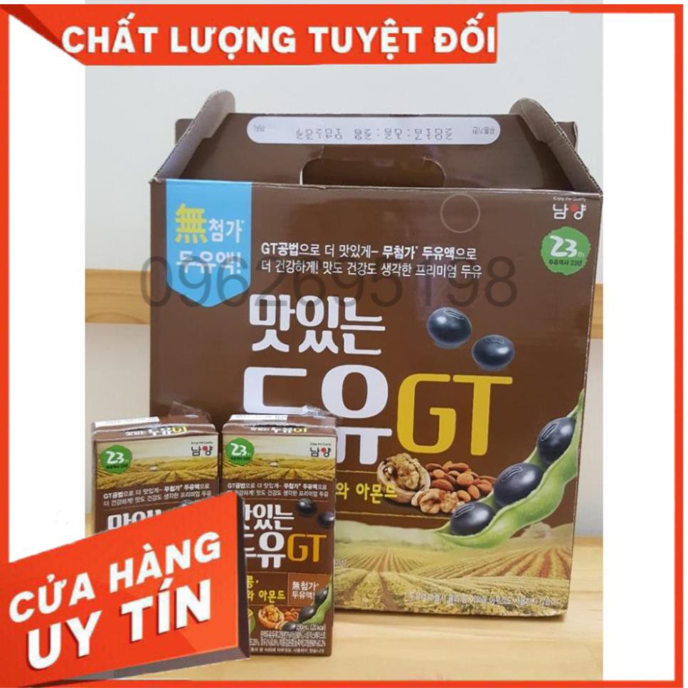 SỮA NƯỚC HẠT ÓC CHÓ&HẠNH NHÂN, MÈ ĐEN&ĐẬU ĐEN, ĐẬU VÀNG, NGŨ CỐC Hàn Quốc 190ml,195ml, 140ml