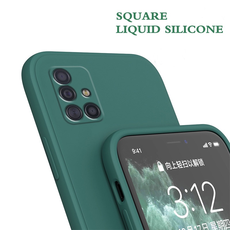 Ốp điện thoại silicon chống sốc cao cấp dành cho Samsung Galaxy ss A42 A51 A71 A31 A21S