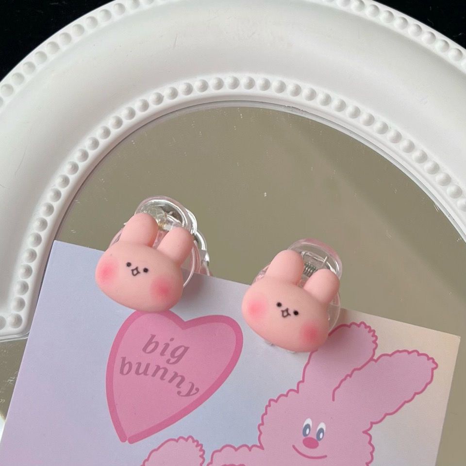 Kẹp Tóc Hình Thỏ Hoạt Hình Phong Cách Nhật Bản Xinh Xắn Cho Nữ