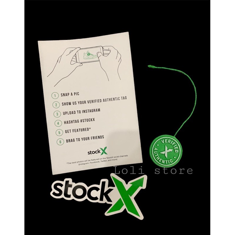 (Loli Store) Bộ Stock X 3 món - QUÉT ĐƯỢC MÃ QR - Phụ kiện giày