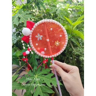 Set quạt cổ trang kèm bờm tóc cho bé