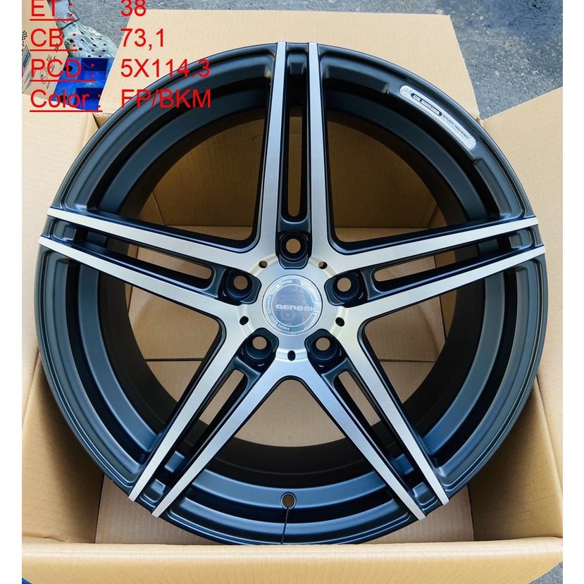 Vành đúc ô tô Thái Lan 17inch chấu đôi cá tính mạnh mẽ