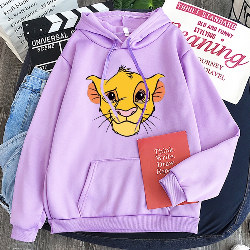 Áo hoodie in hình nhân vật Simba
