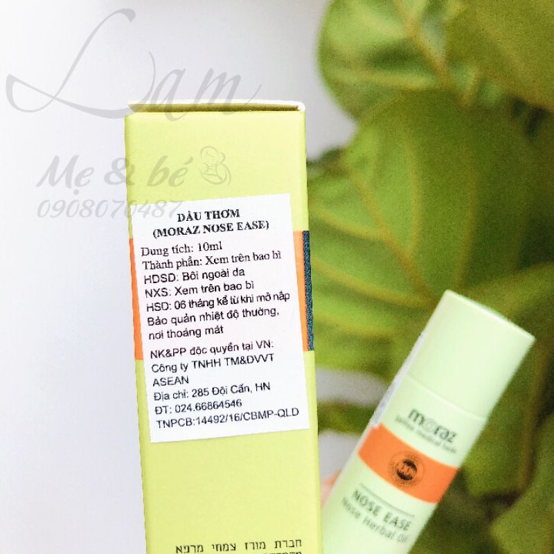 Dầu chống nghẹt mũi Moraz