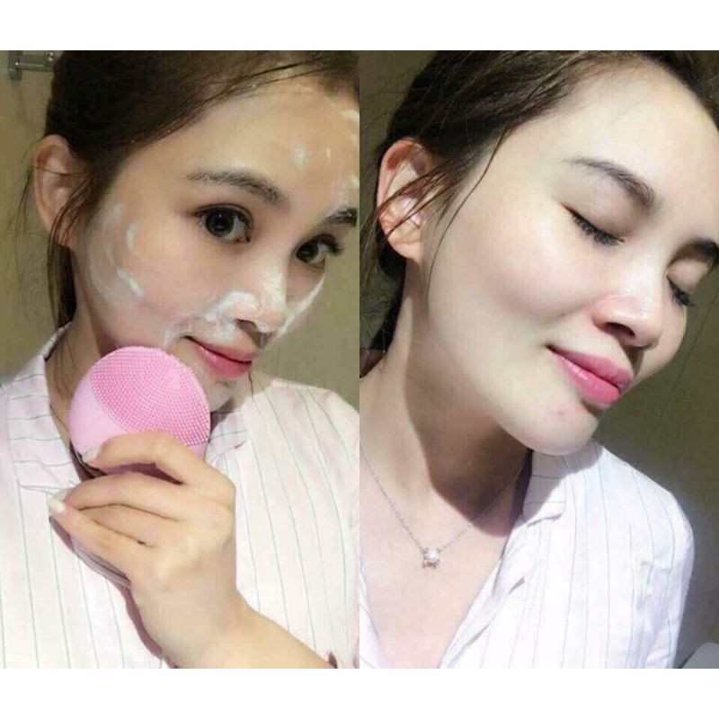 Rửa Mặt Massage Foreo Luna Loại Bỏ Tế Bào Chết Giúp Da Thông Thoáng Sáng Mịn