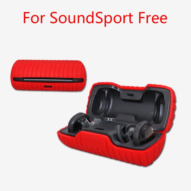 dou Split Silicone Protective Case Full Cover for Bose SoundSport Free Accessories