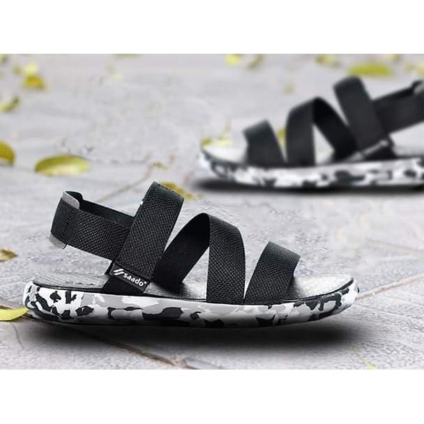 Giày Sandal Shat Saado Camo Đen - Phylon Siêu Êm, Siêu Nhẹ