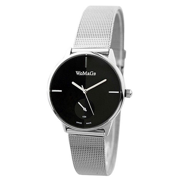 Đồng hồ Quartz Unisex bằng thép không gỉ, kiểu dáng cổ điển cho nữ | BigBuy360 - bigbuy360.vn