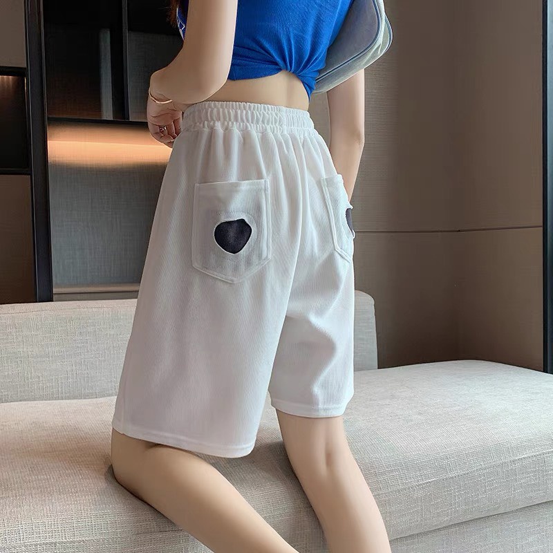 Quần đùi tim KA from to dài rộng 4 màu xinh, freesize dưới 65kg mặc được | BigBuy360 - bigbuy360.vn