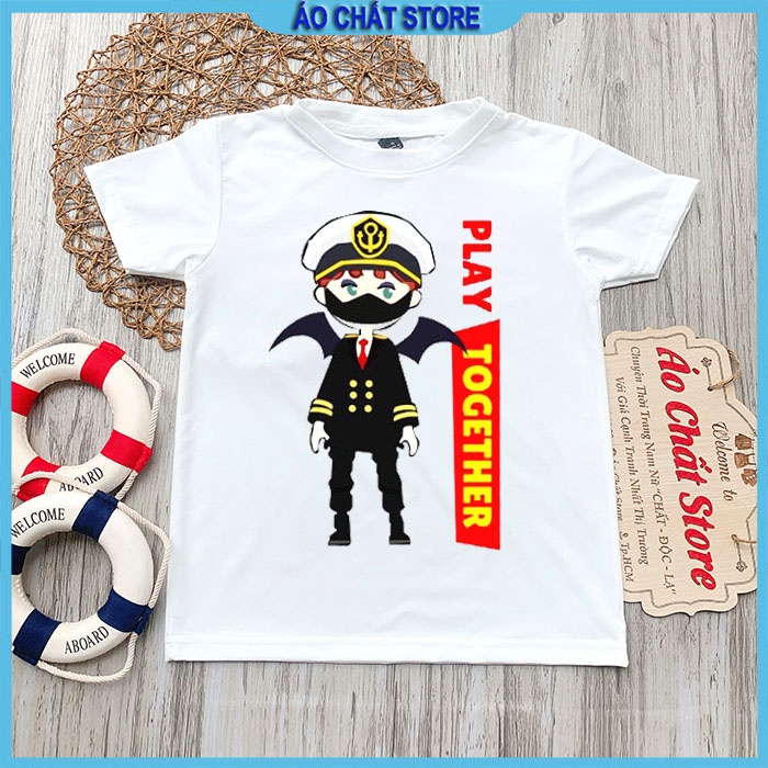Áo thun Play Together cho bé trai bé gái dễ thương | Áo trẻ em Play Together giá rẻ siêu đẹp PT01