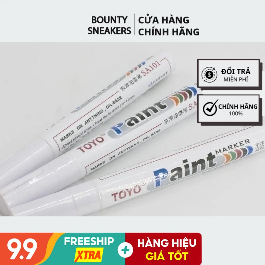 Bút Repaint Giày Đế Trắng Toyo Paint Sa101 - Hàng Chính Hãng - Bounty Sneakers