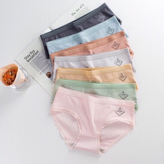 Sét 10 quần lót cao cấp cotton viền ren cạp sọc