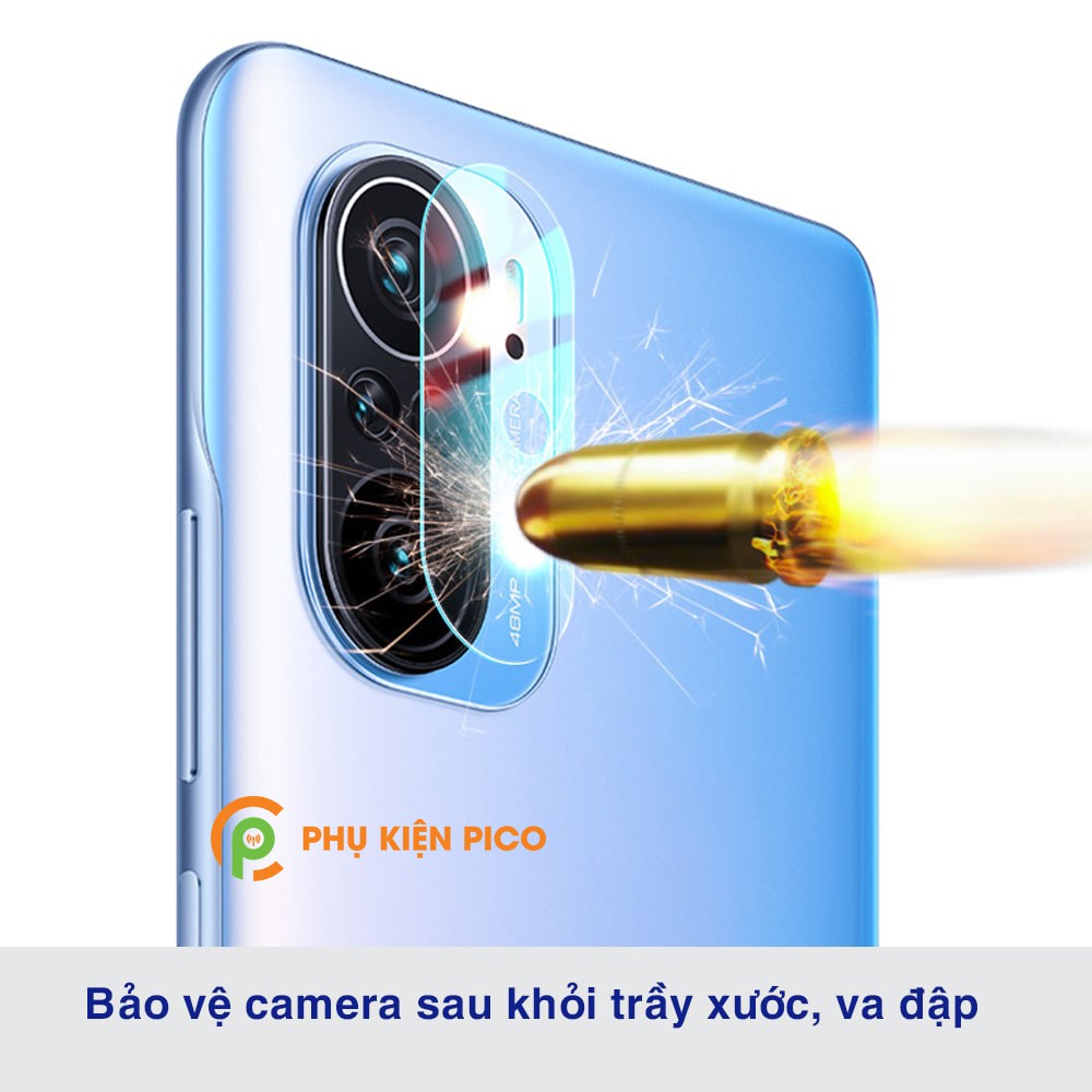 Cường lực camera Redmi K40 độ cứng 9H trong suốt không ảnh hưởng đến chất lượng chụp ảnh - Dán camera Xiaomi Redmi K40