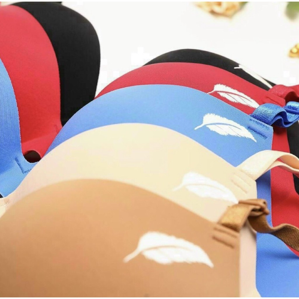 Áo ngực nữ su đúc không gọng bàn tay nâng ngực ⚡FreeShip⚡ áo lót su đúc CAO CẤP hình chiếc lá A01