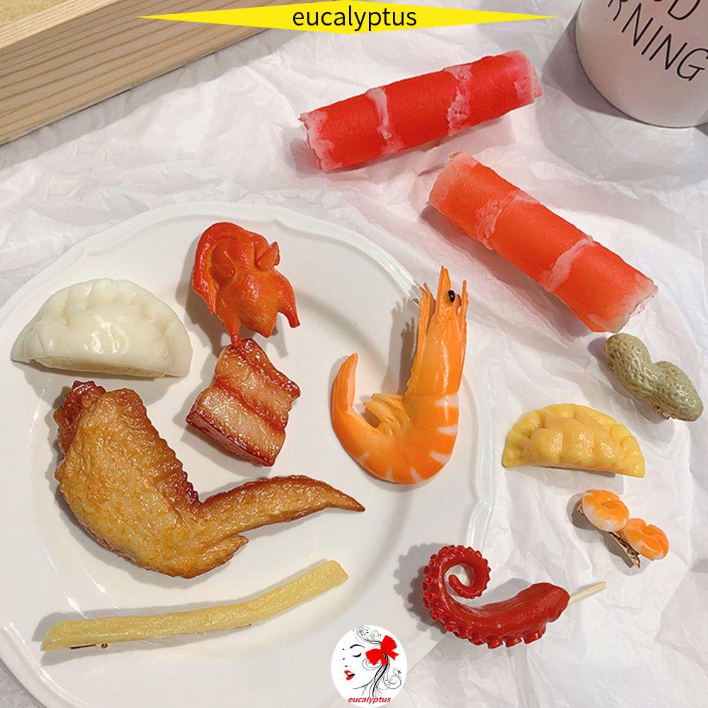 Kẹp Tóc Trang Trí BBQ Dễ Thương Dành Cho Nữ