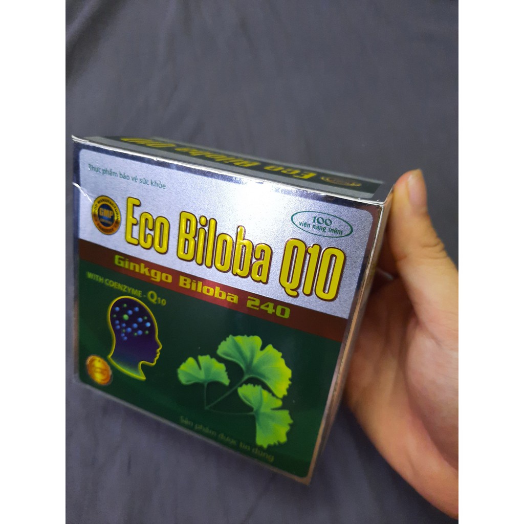 Ginkgo Biloba 240mg Đại Uy - Bổ não tăng cường hoạt huyết (Hộp 100 viên nang mềm)