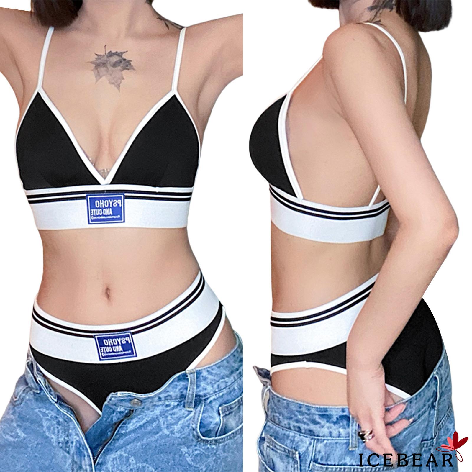  Bộ đồ lót bikini hai mảnh thêu họa tiết chữ cái thời trang dành cho nữ | BigBuy360 - bigbuy360.vn