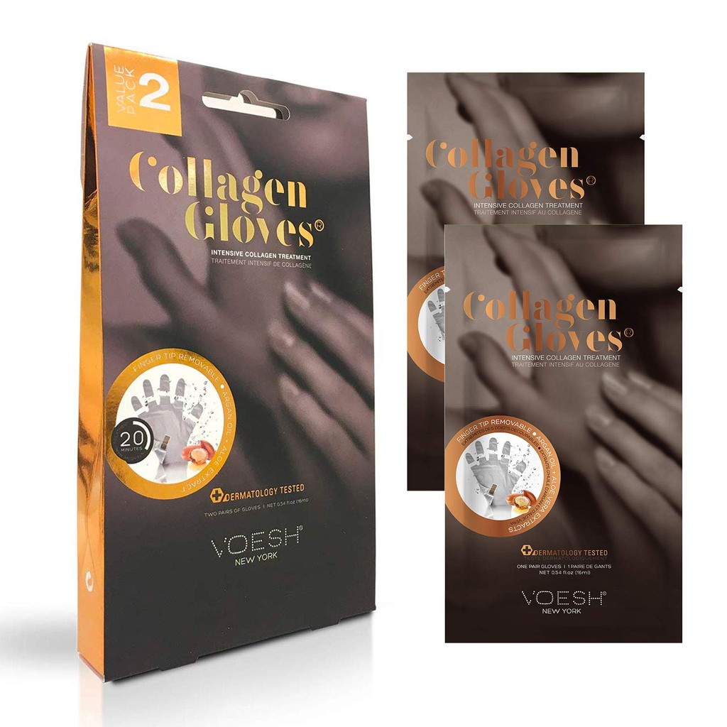 Mặt nạ dưỡng tay mềm mịn Voesh Collagen Gloves