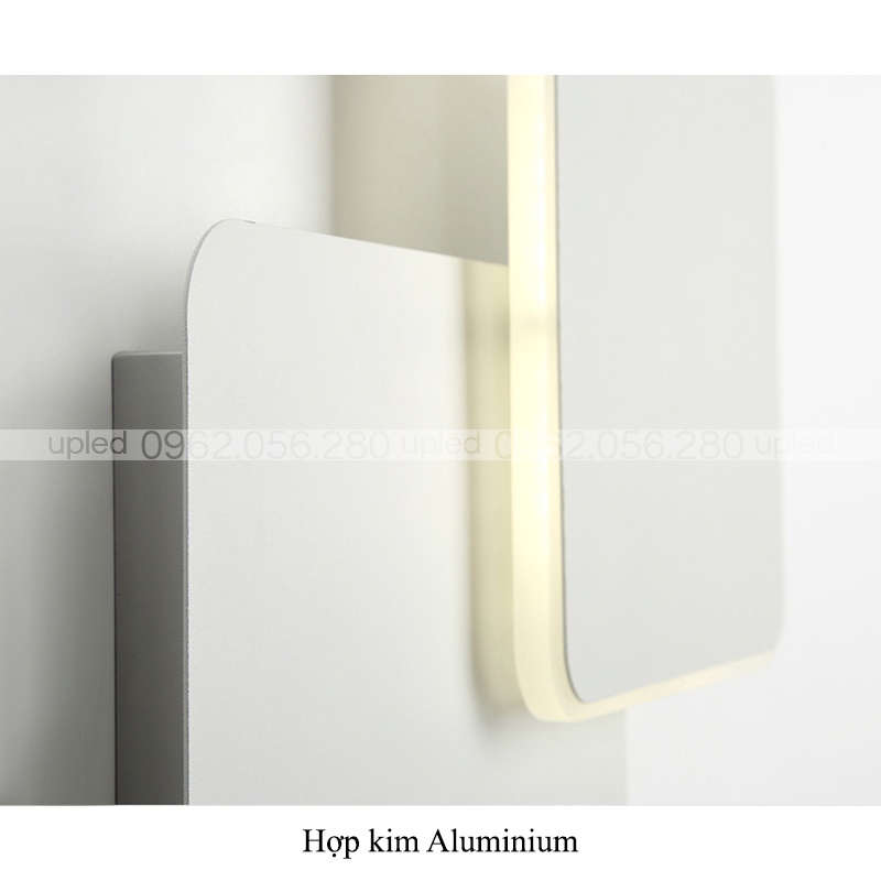 Đèn Gắn Tường Trang Trí Phòng Khách UPLED Hợp Kim Cao Cấp Xoay Tròn