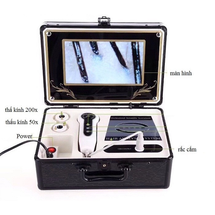 Máy soi da 9 inch có chụp ảnh chính hãng