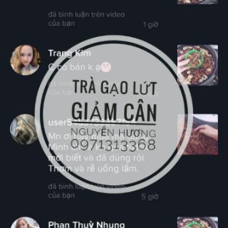 TRÀ GẠO LỨT ĐẬU ĐEN MIX HOA