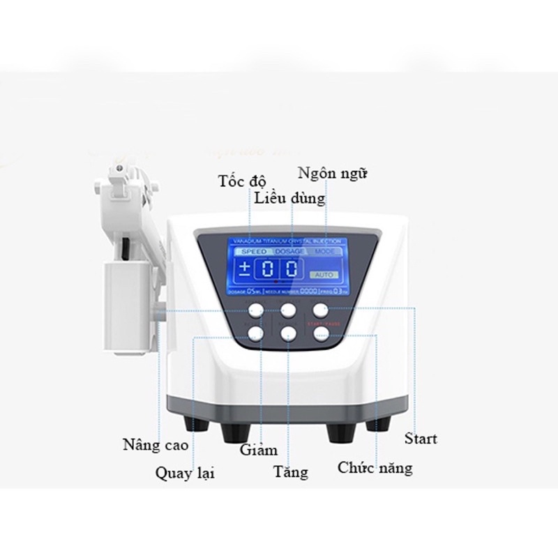 Máy Cấy Tinh Chất NaNo căng bóng da, đồng thời chống nhăn