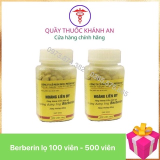 Berberin viên hương liên lọ 500 viên