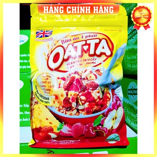 [ Uống là Phê ] Túi 800G Ngũ cốc Yến mạch trái cây Hạnh nhân - Phô mai OATTA - Ngũ cốc dinh dưỡng