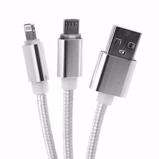Cáp Sạc 3 Đầu Móc Khoá  (GIÁ SỈ)