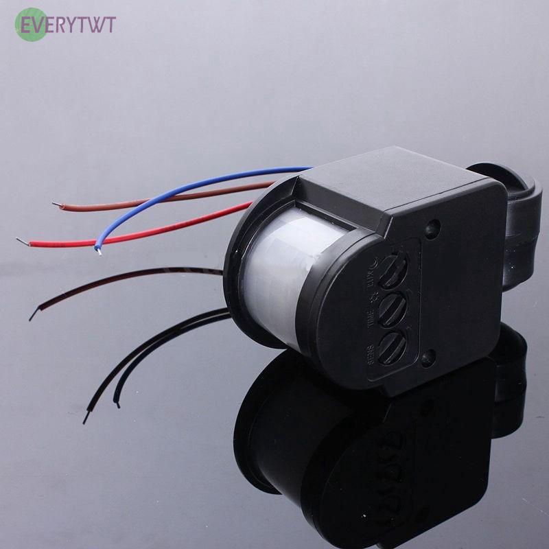 180° 110-220V PIR Infrared Automatic Motion Sensor Detector Wall Lamp Switch