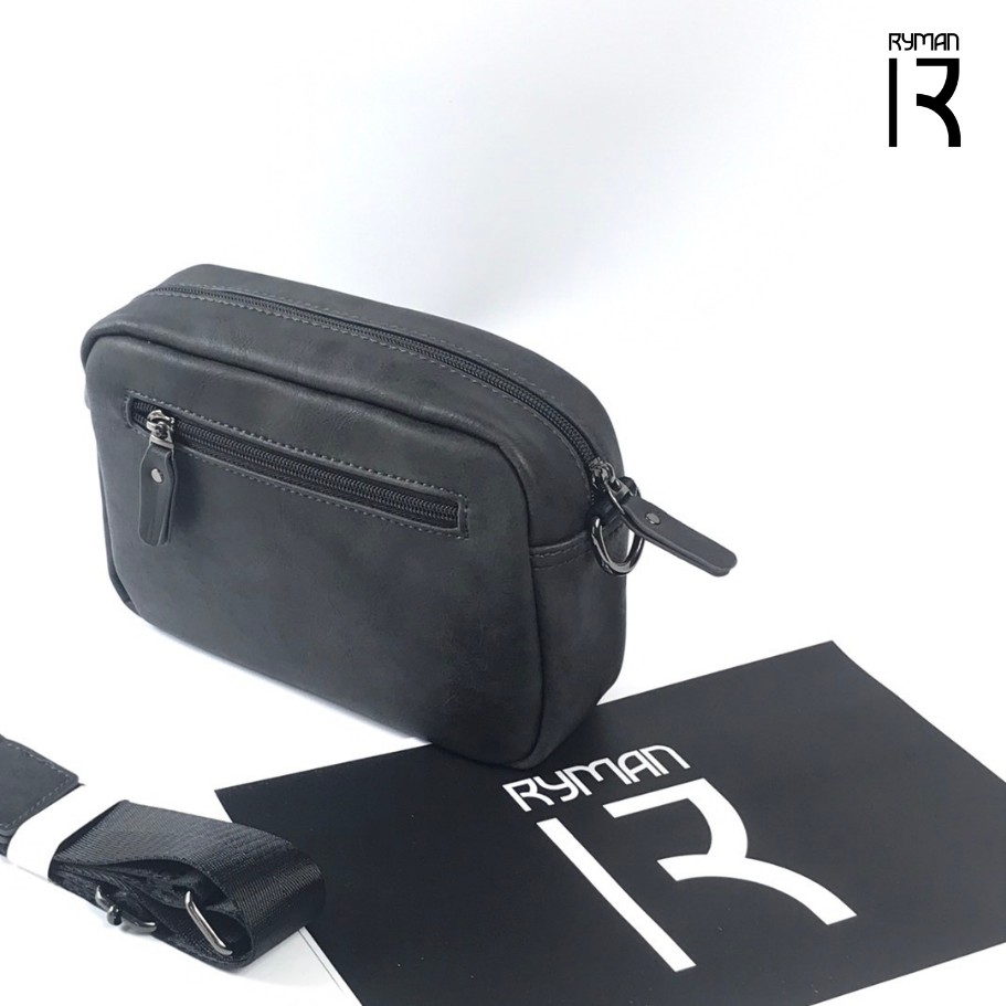 Túi đeo chéo nam OUMU bag Da PU chống nước, túi chéo nam phù hợp cho học sinh, sinh viên đi chơi đi du lịch | BigBuy360 - bigbuy360.vn