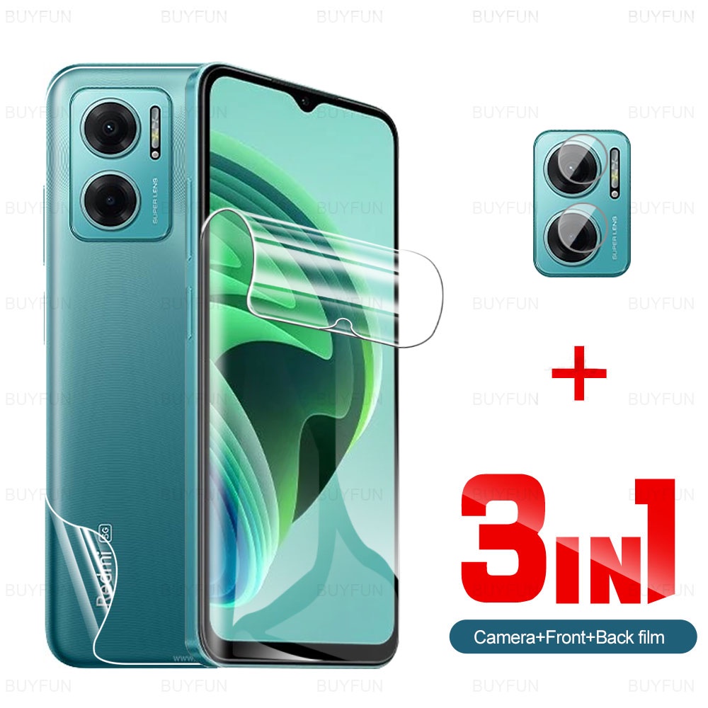 Kính Cường Lực 3 Trong 1 Bảo Vệ Camera Cho Xiaomi Redmi Note 11E 5G Redme Note11E Note 11 E11 11EPro