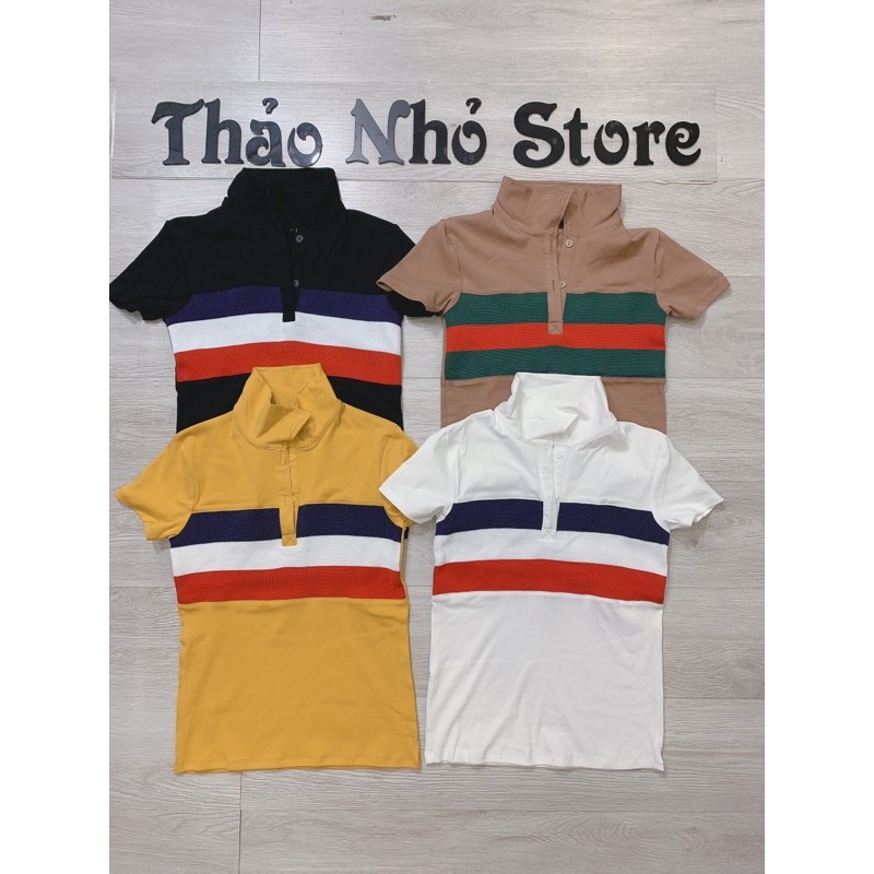 áo thun ôm body có cổ