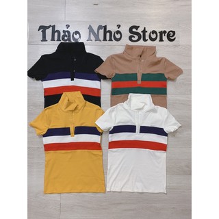 áo thun ôm body có cổ