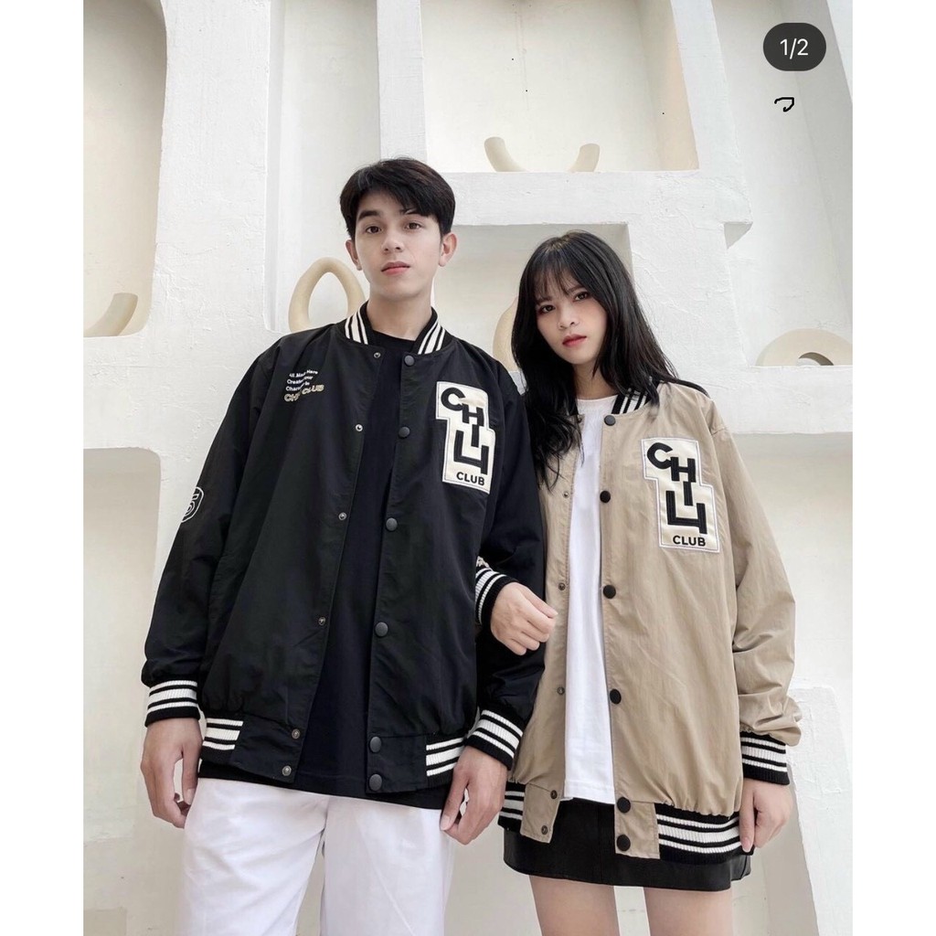 ÁO KHOÁC DÙ , ÁO KHOÁC DÙ BOMBER 2 LỚP UNISEX DÀNH CHO NAM NỮ CỰC ĐẸP - PHONG CÁCH HÀN QUỐC FULL SIZE