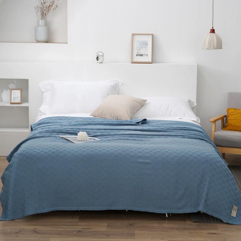 Chăn cotton Dệt Kim Mỏng Mùa Hè Đa Ứng Dụng