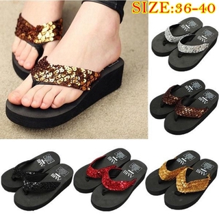 Dép xỏ ngón đính kim sa lấp lánh