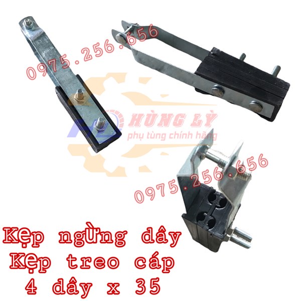 Kẹp ngừng dây Kẹp treo cáp 4 dây X 35 phụ tùng máy nông nghiệp phụ tùng Hùng Lỳ