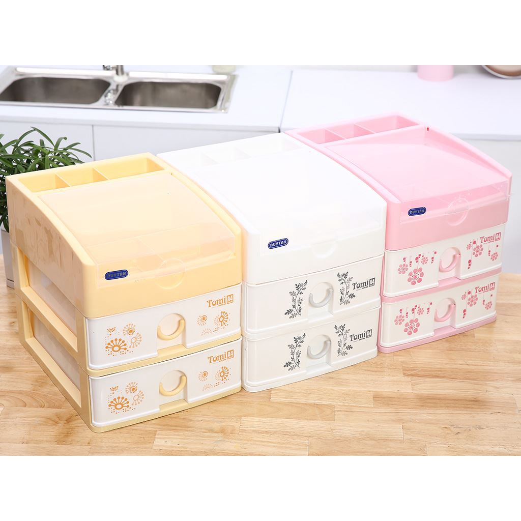 Tủ nhựa 3 ngăn Duy Tân Tomi A4 26 x 34 x 31cm (nhiều màu) nhựa cao cấp, có độ bền và khả năng chịu lực tốt