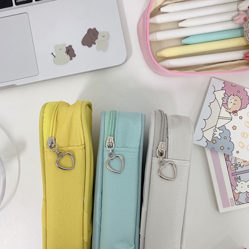 Túi Đựng Bút Bằng Vải Canvas Cỡ Lớn In Hình Động Vật Hoạt Hình Dễ Thương Dành Cho Nữ Sinh | BigBuy360 - bigbuy360.vn