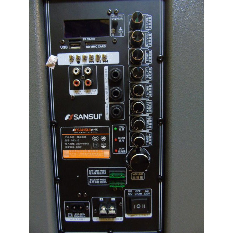 Loa Kéo Di Động Sansui SG3-15