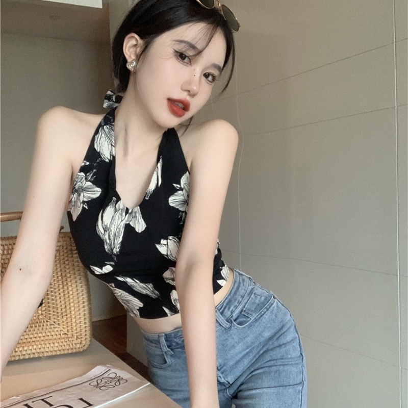 Áo Hai Dây Cổ Chữ v Thời Trang Quyến Rũ Cho Nữ