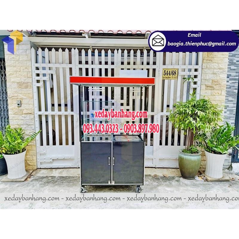 Xưởng Đóng Xe Inox Bán Bánh Mì Chả Đẹp - ĐT: 0903897980 - xedaybanhang.com