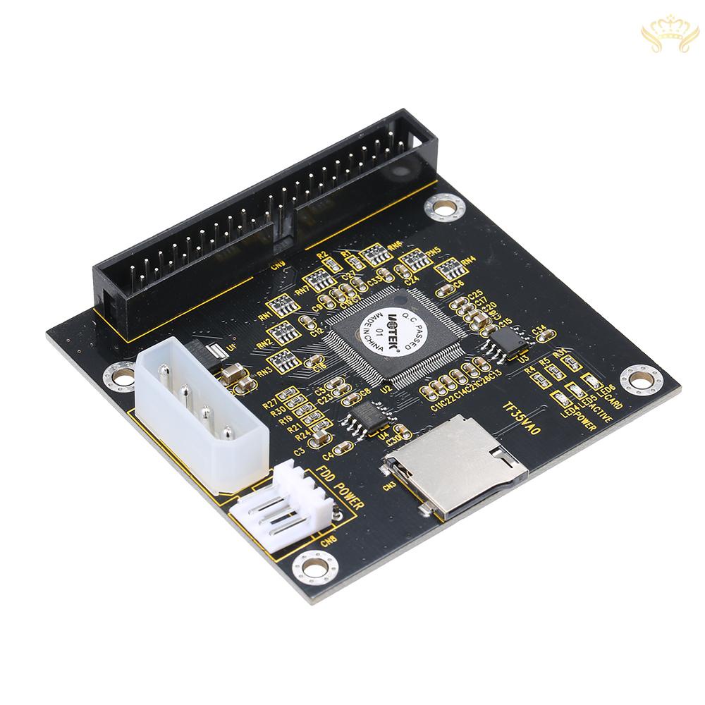 Thẻ chuyển đổi ổ cứng Mới TF sang 3.5in IDE Micro SD sang IDE 44Pin cho Laptop