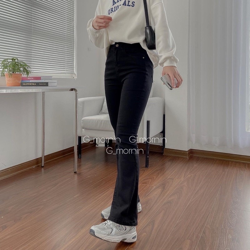 Quần jeans đen QJ0115 - Gmornin