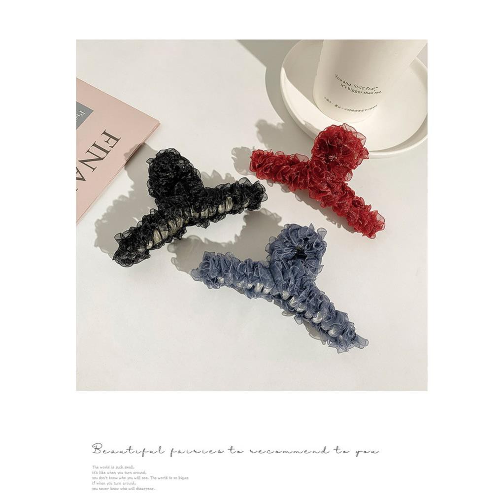 Kẹp Tóc Nữ Vải Nhún SOLANO Kẹp Tóc Hàn Quốc Nhiều Màu Xinh Xắn Cho Nữ FA-001239