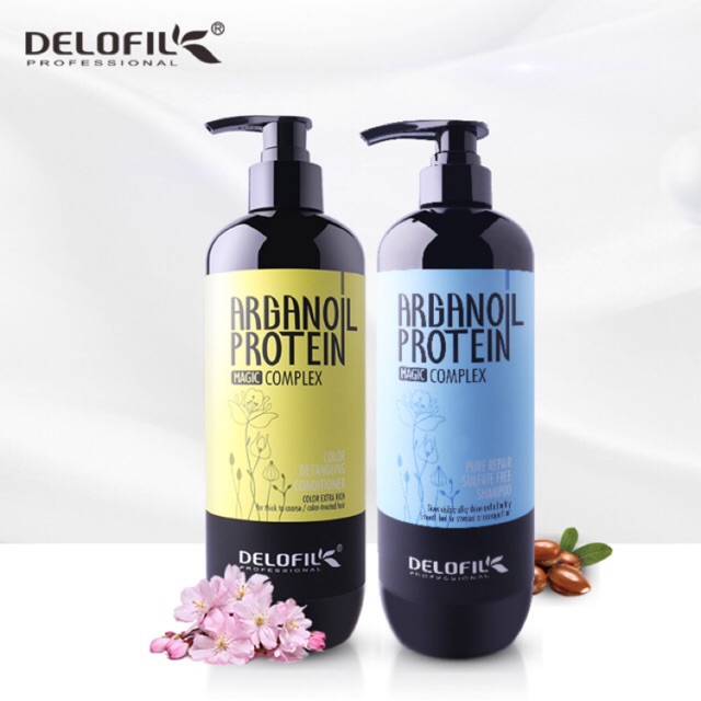 Dầu gội xả phục hồi dưỡng ẩm mềm mượt Delofil 500ml