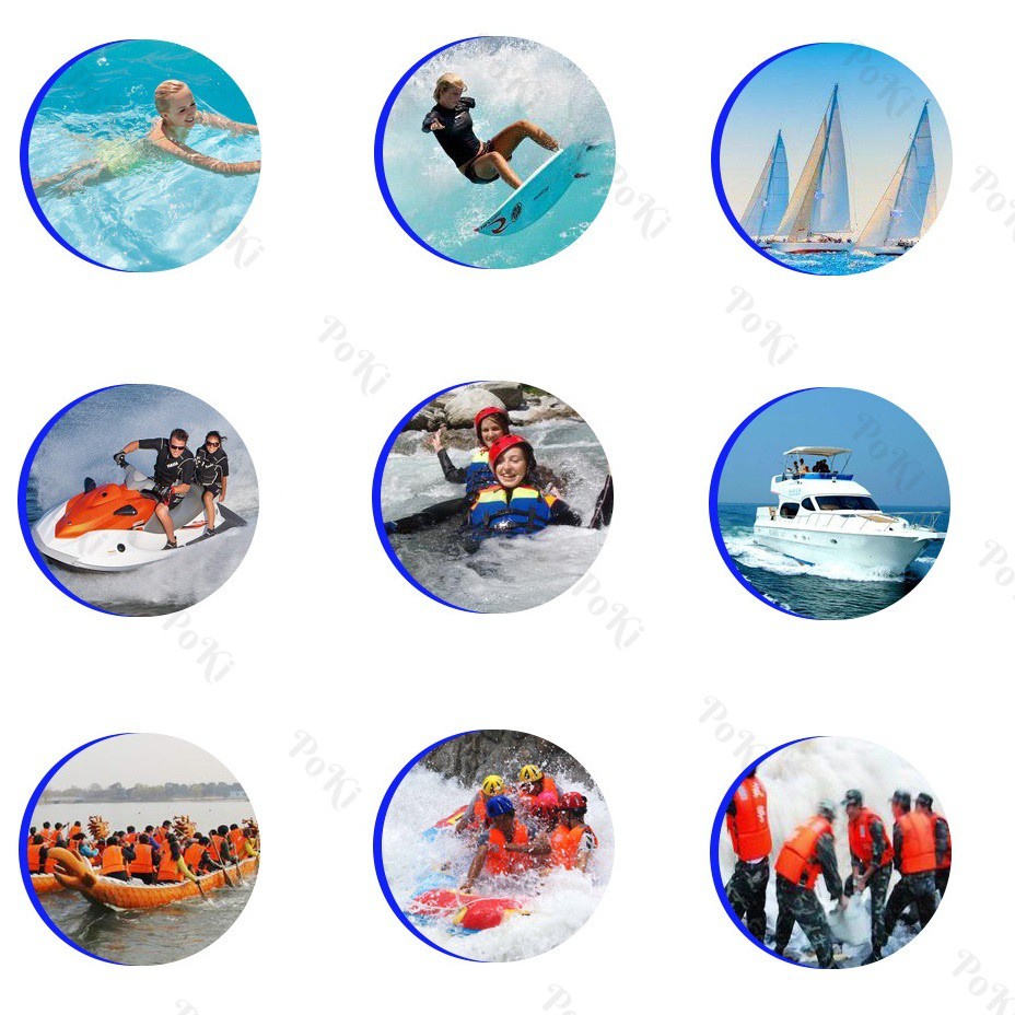 Áo phao bơi cứu hộ HISEA - S, chuyên dùng cho các môn thể thao mạo hiểm, đặt tiêu chuẩn EU cao cấp - POKI