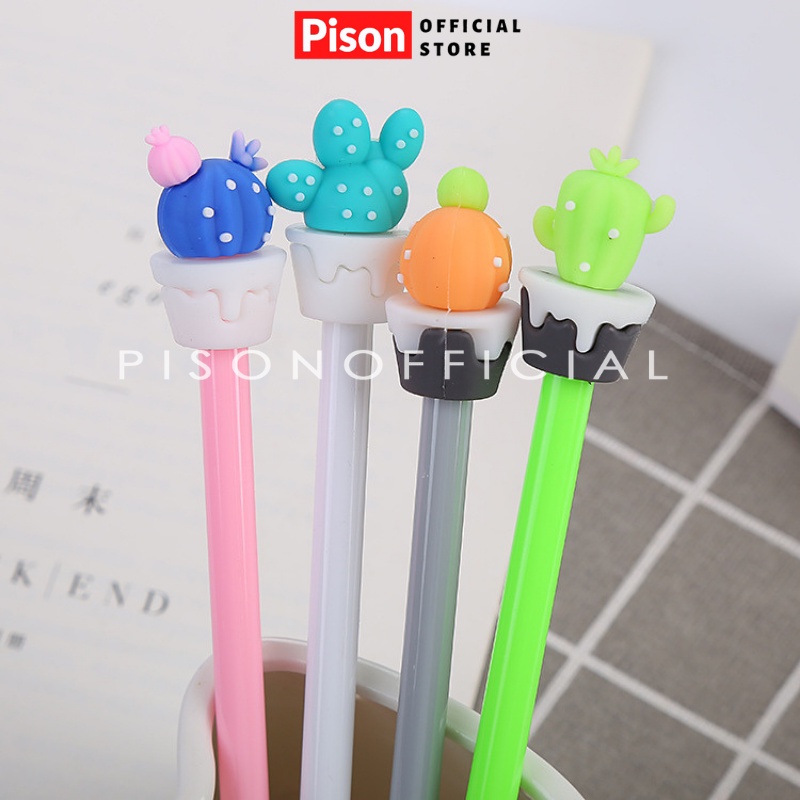 Bút nước Pison hoạt hình dễ thương, viết gel cute bán sỉ