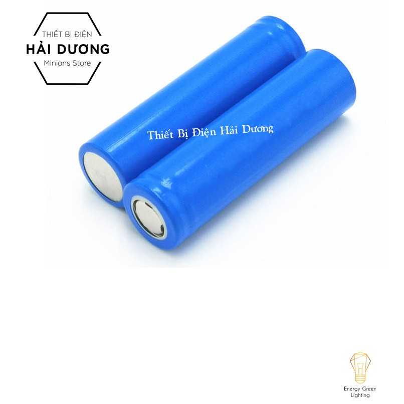 Pin sạc 18650 3.7V 3000mAh dùng cho đèn năng lượng mặt trời và nhiều thiết bị khác - Có thể nạp điện bằng điện lưới